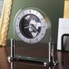 Howard Miller® World Time Discoverer Alarm Clock Plastic/Acrylic in Gray | 6.25 H x 6.25 W x 1.75 D in | Wayfair 645346