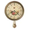 Howard Miller® Savannah Botanical VII Quartz 15" Wall Clock Wood/Metal in Brown/Yellow | 21 H x 15 W x 2 D in | Wayfair 620440