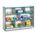 Jonti-Craft Rainbow Accents Portable 8 Compartments Shelving Unit w/ Casters Wood in Blue | 35.5 H x 48 W x 15 D in | Wayfair 2691JCWW005