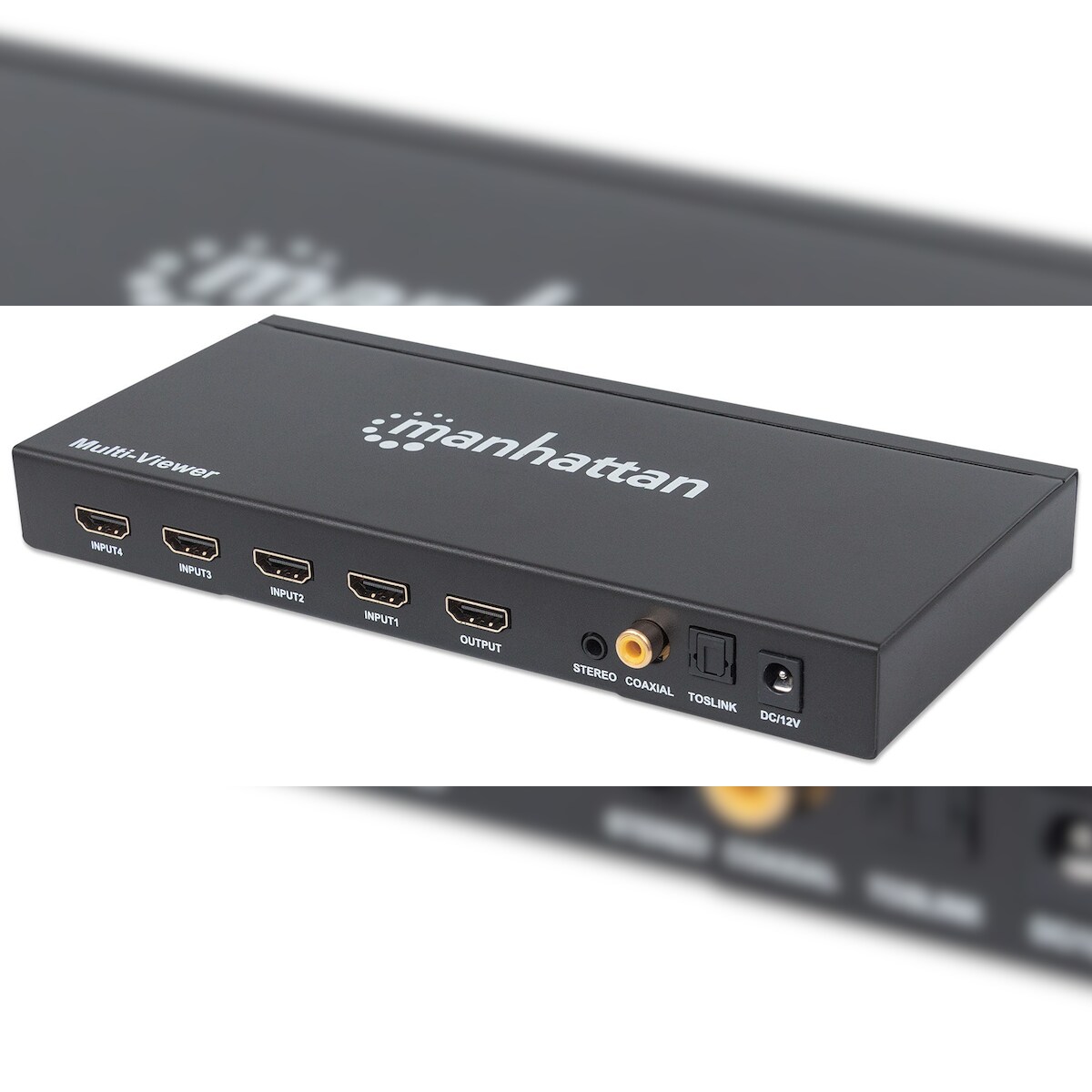 Manhattan 207881 Manhattan 1080p 4-Port HDMI Multiviewer Switch Fernbedienung Image