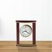 Howard Miller® Victor Quartz Alarm Clock Wood in Brown/Yellow | 7.25 H x 6 W x 2 D in | Wayfair 645623