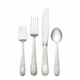 Kirk Stieff Sterling Silver Old Maryland Engraved 4 Piece Flatware Set, Service for 1 Sterling Silver in Gray | Wayfair G1190202