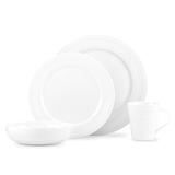 Lenox Tin Can Alley Four Degree Porcelain China 4 Piece Place Setting, Service for 1 Porcelain/Ceramic in White | Wayfair 6386999
