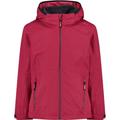 CMP Kinder Jacke KID G JACKET ZIP HOOD DETACHBLE INN.JACKET, Größe 140 in Rot