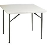 Lorell 36" Square Portable Folding Table Plastic/Resin in Gray | 29 H x 36 W x 36 D in | Wayfair 60328