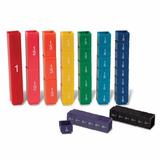 Learning Resources 51 Piece Fraction Tower Cubes Fraction Numbers Set | 8.7 H x 7.3 W x 2 D in | Wayfair LER2510
