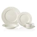 Mikasa English Countryside 5-Piece Dinnerware Set, Service for 1 Ceramic/Earthenware/Stoneware in White | Wayfair DP900-705