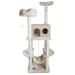 Majestic Pet Products 76" Casita Fur Cat Tree Manufactured Wood in Brown/Gray | 76 H x 32 W x 35 D in | Wayfair 78899578018