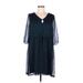 Old Navy Casual Dress - Shift: Blue Dresses - Women's Size Medium