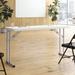 National Public Seating 18" x 60" Heavy Duty Seminar Folding Table Plastic/Resin in Gray | 29.5 H x 60 W x 18 D in | Wayfair BT-1860