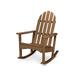 POLYWOOD® Classic Adirondack Rocking Chair in Brown | 41 H x 28.5 W x 35 D in | Wayfair ADRC100TE