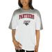 Women's Gameday Couture White Clark Atlanta University Panthers Interception Oversized T-Shirt