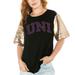 Women's Gameday Couture Black Northern Iowa Panthers Shine On Heavyweight T-Shirt