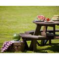 POLYWOOD® Park 53" Octagon Outdoor Table in Brown | Wayfair PH53TE