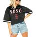 Women's Gameday Couture Black San Diego State Aztecs Game Face Fashion Jersey