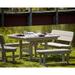 POLYWOOD® Park 48" Square Outdoor Table Plastic in Brown | 29.5 H x 49.5 W x 49.5 D in | Wayfair PST48TE