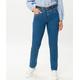 5-Pocket-Jeans RAPHAELA BY BRAX "Style CAREN NEW" Gr. 40K (20), Kurzgrößen, grau (stein) Damen Jeans 5-Pocket-Jeans