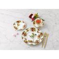 Royal Albert Old Country Roses 5 Piece Bone China Place Setting, Service for 1 Bone China/Ceramic in Pink/Red/White | Wayfair IOLCOR00813