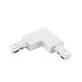 WAC Lighting Lightolier Series Right L Track Connector in White | 0.75 H x 4.25 D in | Wayfair LL-RIGHT-WT