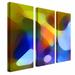 Trademark Fine Art "Dappled Light & Shade" by Amy Vangsgard 3 Piece Painting Print on Wrapped Canvas Set Canvas in Blue/Green/Yellow | Wayfair