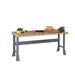 Tennsco Corp. Wood Top Workbench Wood/Steel in Brown | 33.75 H x 60 W x 30 D in | Wayfair WB-1-3060C -214