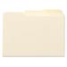 Smead Manufacturing Company Self-Tab Card Guides, Blank, 100/Box Manila in White | 2.1 H x 4.7 W x 6.3 D in | Wayfair SMD56030