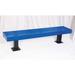 UltraPlay Gaviota Steel Picnic Outdoor Bench Metal in Black | 18 H x 48 W x 15 D in | Wayfair PBK932SM-W4BK