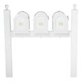 Whitehall Products 78.75" H Multi-Mount Post whiteAluminum | 78.75 H x 49.33 W x 4 D in | Wayfair 16032