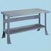 Tennsco Corp. Steel Top Workbench Steel in Gray/White | 33.5 H x 72 W x 36 D in | Wayfair WB-2-3672S -53