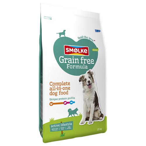 Sparpaket: 2x12kg Smølke Hund Adult Getreidefrei Hundefutter trocken