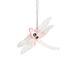 The Holiday Aisle® Dragonfly Hanging Figurine Ornament Plastic in Pink/Gray | 5 H x 4 W x 4 D in | Wayfair 42F4E50A52D847EAB88D341AB89231F8