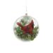 Starlight Collection Hanging Flat Ball Ornament (Pack Of 2) Glass in White | 4.75 H x 4.75 W x 1.75 D in | Wayfair DK2917B