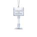Starlight Collection Clear Post Box Ornament (Pack Of 4) Plastic | 4.5 H x 1.5 W x 2 D in | Wayfair DK2574CL