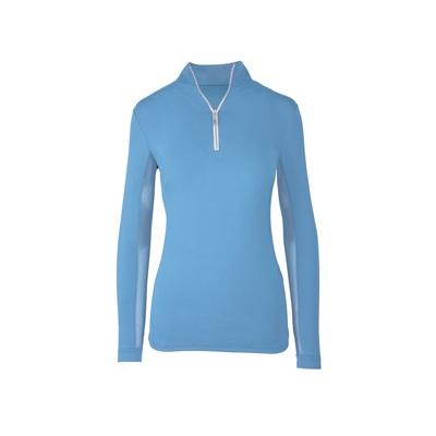 The Tailored Sportsman Ice Fil Long Sleeve - S - Pool/White/Silver - Smartpak