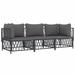 Latitude Run® 3 Piece Outdoor Sofa Seating Group w/ Cushions Wicker/Rattan in Gray | Wayfair 10344CC06046475FBCE8A12284C8D2ED