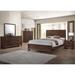 Loon Peak® Raemon 4 Piece Bedroom Set in Medium Warm Wood in Brown | 56 H x 62.9 W x 83.6 D in | Wayfair 248145E18B7C401F8607B65EA0D5EB7B