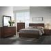 Millwood Pines Ringsted 5 Piece Bedroom Set in Rustic Tobacco Wood in Brown/Gray | 48.25 H x 63.4 W x 83.35 D in | Wayfair