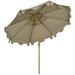 Arlmont & Co. Rachely Market Umbrella in Brown | 97.25 H in | Wayfair 5701834BBCEF44AB9F35A7BA6C655BBD