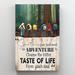 Trinx Taste Of Life From Your Soul - 1 Piece Rectangle G Taste Of Life From Your Soul - 1 Piece Rectangle Graphic Art Print On Wrapped Canvas Canvas | Wayfair