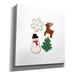 The Holiday Aisle® Christmas Cookies On Canvas by Lady Louise Designs Print Canvas in Gray | 37 H x 37 W x 1.5 D in | Wayfair