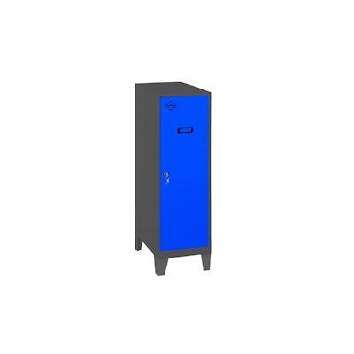 SimonRack Metallschrank mini zerlegt 1 Tür ANTHRACITE/BLAU 1015x300x500 mm (Höhe x Länge x Breite) Image