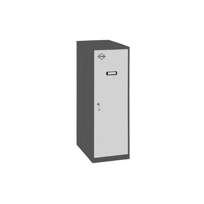 SimonRack Metallschrank Single mini zerlegt 1 Tür ANTHRACITE/GRAU 915x300x500 mm (Höhe x Länge x Breite) Image