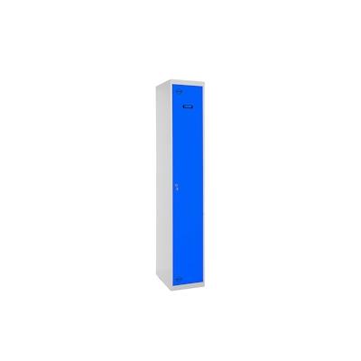 SimonRack Metallschrank 1 Tür GRUNDMODUL Zerlegt GRAU/BLAU 1800x400x500 mm (Höhe x Länge x Breite) Image