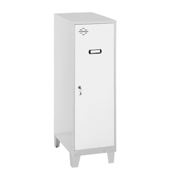 SimonRack Metallschrank mini zerlegt 1 Tür GRAU/WEISS 1015x300x500 mm (Höhe x Länge x Breite) Image