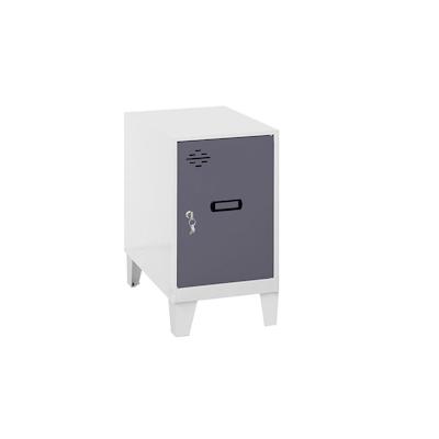 SimonRack Metallschrank mini zerlegt WEISS/ANTHRACITE 575x300x500 mm (Höhe x Länge x Breite) Image