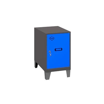 SimonRack Metallschrank mini zerlegt ANTHRACITE/BLAU 575x400x500 mm (Höhe x Länge x Breite) Image