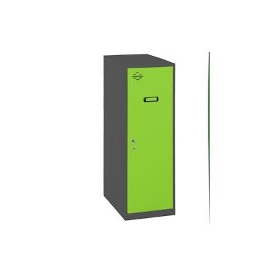 SimonRack Metallschrank Single mini zerlegt 1 Tür ANTHRACITE/GRÜN 915x300x500 mm (Höhe x Länge x Breite) Image