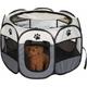 Parc pliable pour animaux de compagnie Parc pour chiens et chats Tissu doux Portable Pliable Chiot