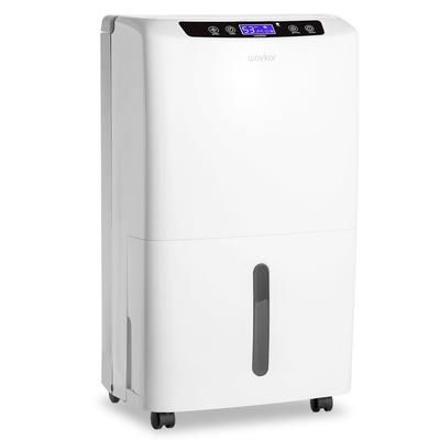 34 Pint Dehumidifier in White, with Effortless Humidity Control, Up to 2000 Sq. Ft,0.66 Gallon Water Tank Capacity