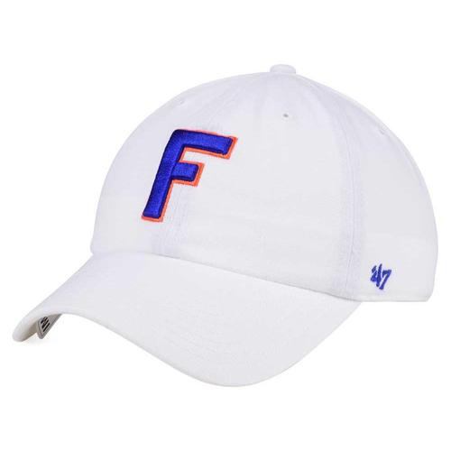 Herren '47 White Florida Gators Clean Up verstellbare Mütze